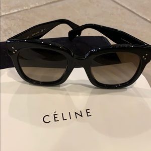 Black CELINE New Audrey Sunglasses!